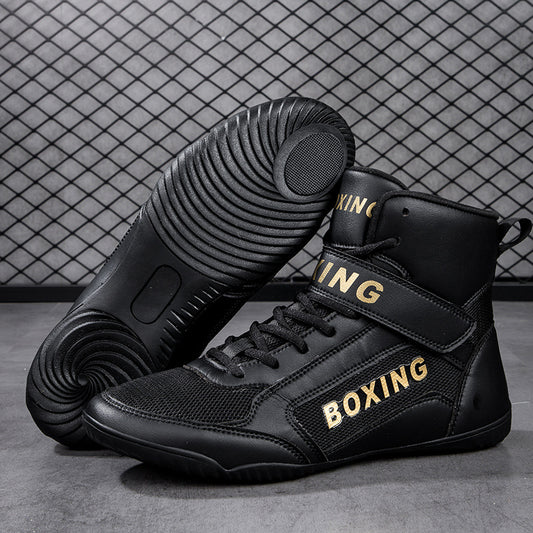 High-Top Anti-Slip Wrestling Shoes