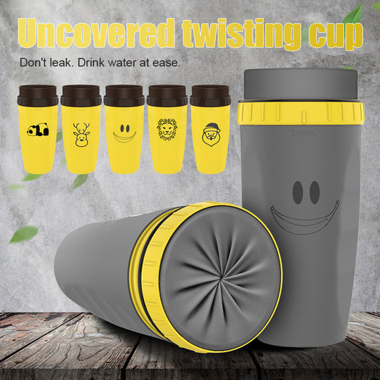 Double-Insulated Twist Cup Tumbler with Straw