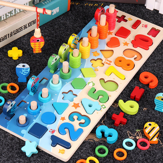 Kids 3D Alphabet & Number Puzzle Educational Toy