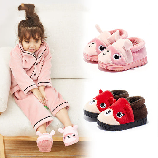 Warm Flannel Baby House Shoes