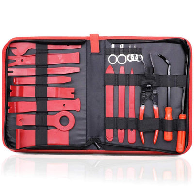 Car Audio Repair & Installation Tool Kit - Red