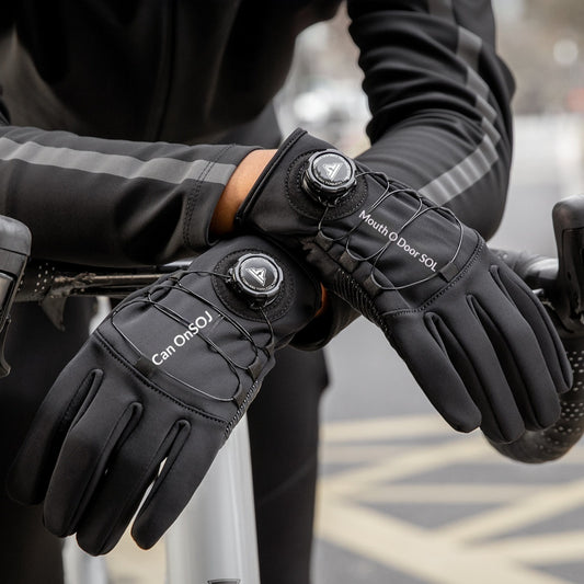 Windproof Warm Long-Finger Cycling Gloves