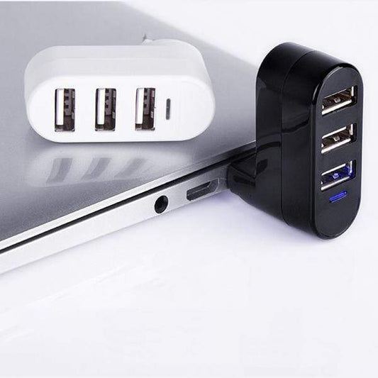 USB 2.0 Multi-Port Spinning Hub Splitter