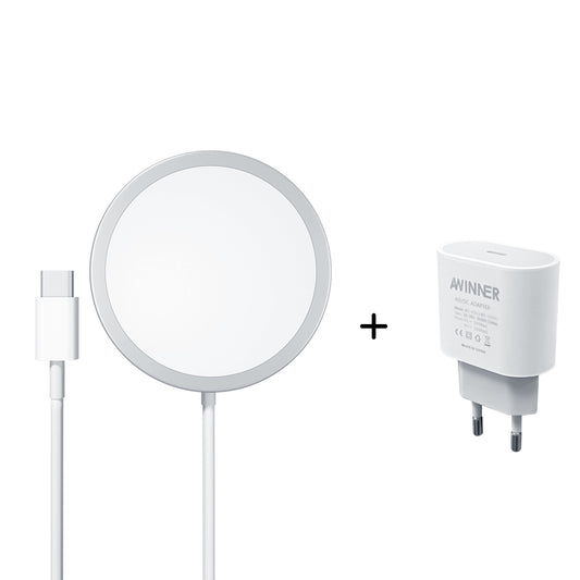 Magnetic Wireless Charger for iPhone 12 Series - White