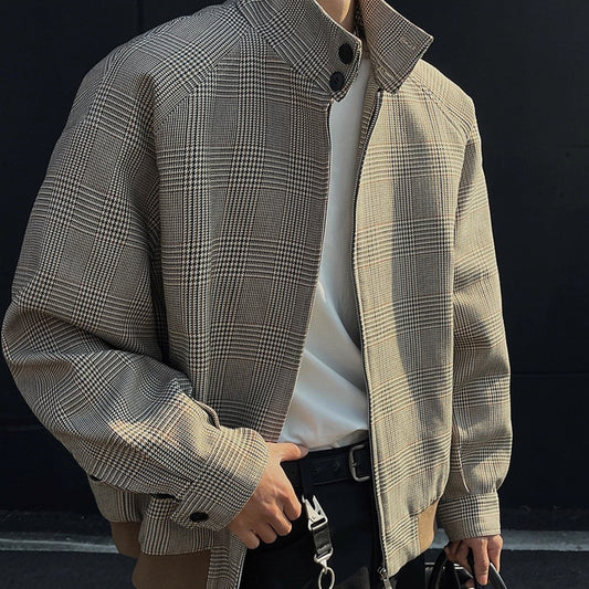 Men's Stand Collar Clean Fit Jacket