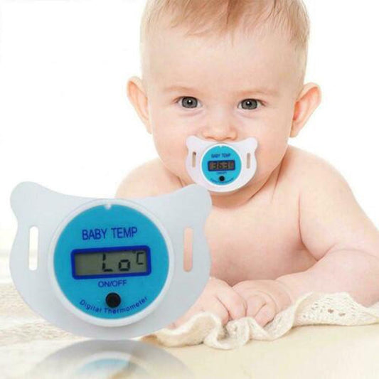 Baby Pacifier Digital Thermometer - Blue