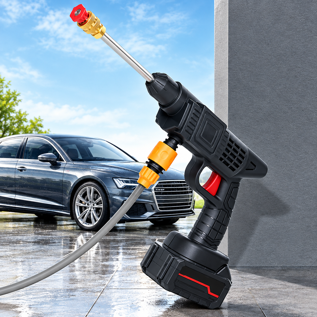 Cordless Car Washing Spray Gun