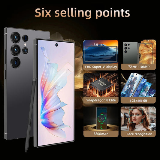 C25 5G Unlocked Smartphone, 8GB+256GB, Android 14