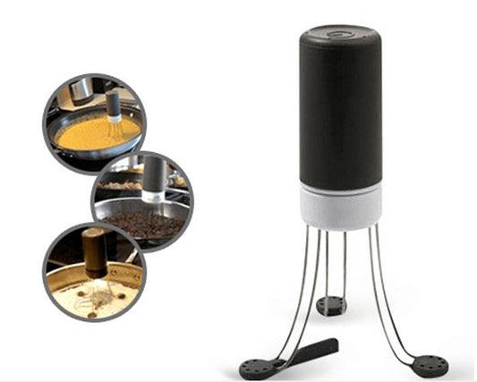 3-Speed Wireless Hands-Free Automatic Food Stirrer - Black