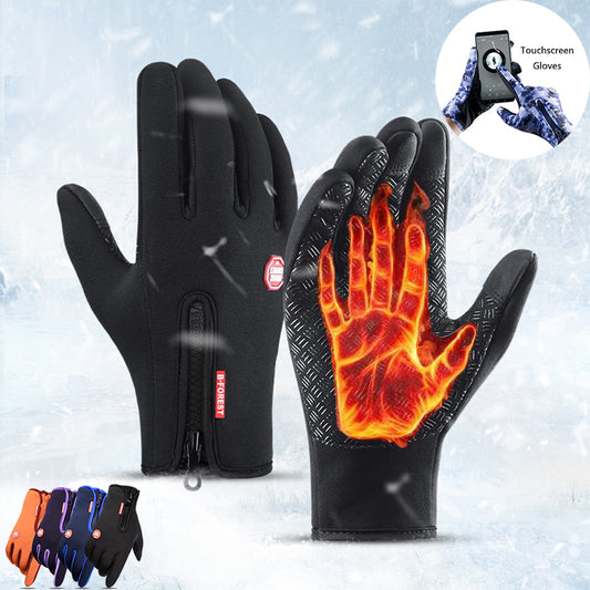 Waterproof Touch Screen Fleece Riding Gloves
