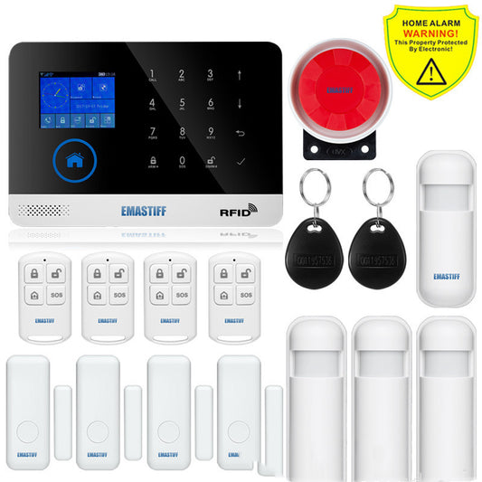 Wireless GSM Door & Window Anti-Theft Alarm - White