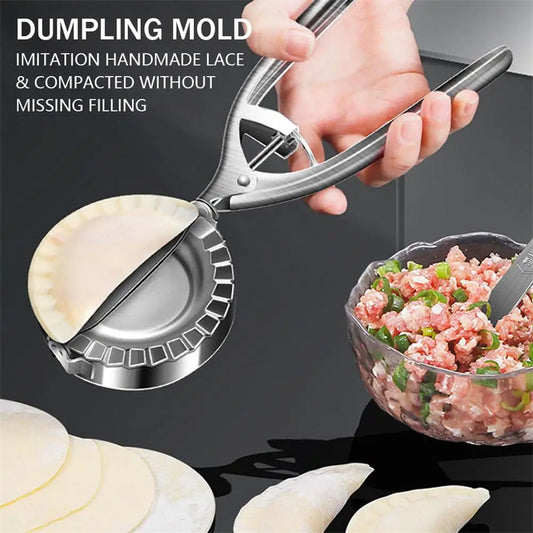 Stainless Steel Dumpling Mould & Press