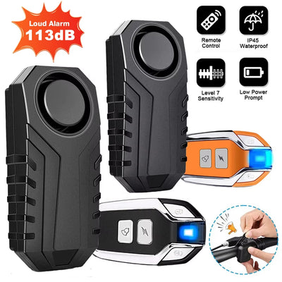 Elecpow Waterproof Remote Bike Anti-Theft Alarm