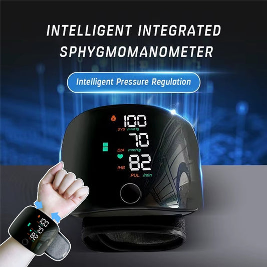 Rechargeable Touch Screen Wrist Blood Pressure Monitor
