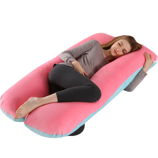 U-Shaped Pregnancy Pillow with Removable Cover
