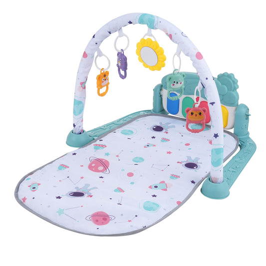 3-in-1 Baby Piano Play Mat with Hanging Toys