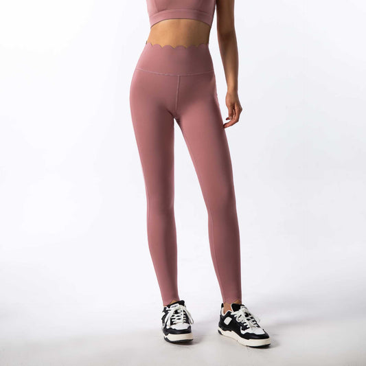 Women's Skin-Friendly Yoga Lace-Trimmed Pants