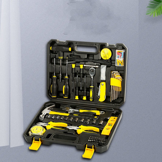 Household Hand Tool & Car Repair Toolbox Set