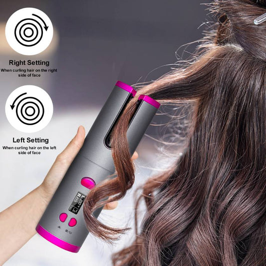 USB Wireless Rechargeable Curling Iron