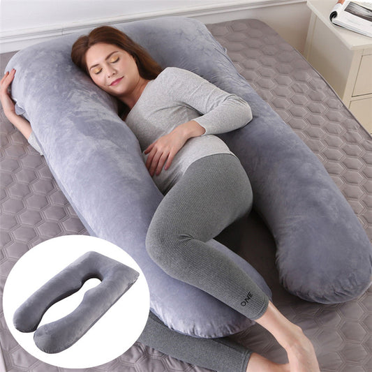 Cooling Ice Silk U-Shaped Pregnancy Pillow