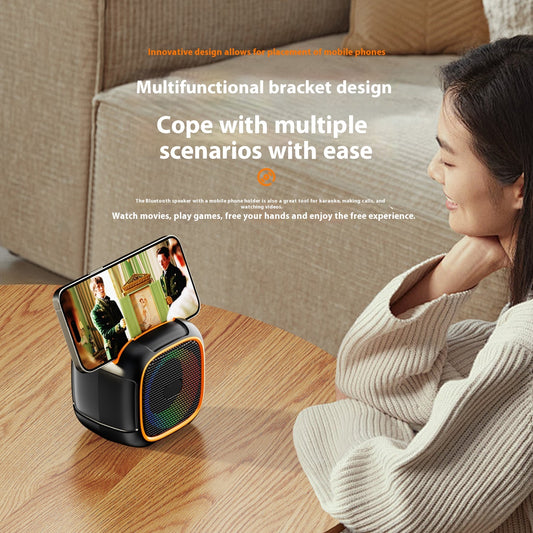 Portable Outdoor Bluetooth Speaker with Lights