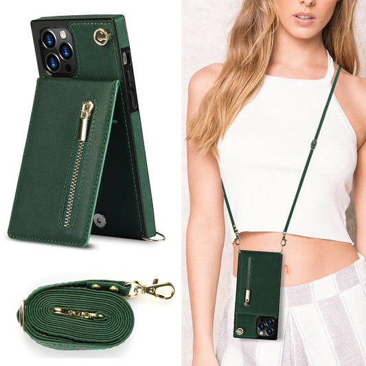 Leather Messenger Phone Case Cover