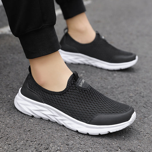 Men's Lightweight Mesh Low-Top Basketball Shoes