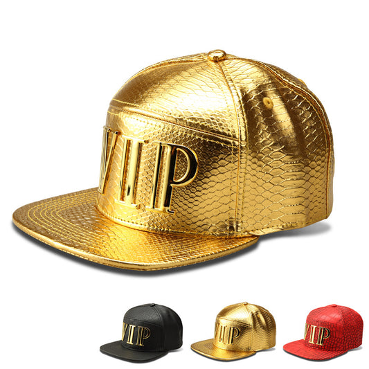 Letter Baseball Cap - Gold
