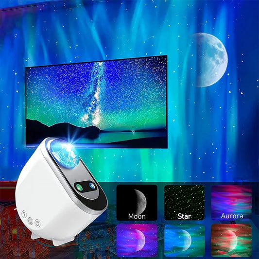 Aurora Galaxy Star Projector Night Light