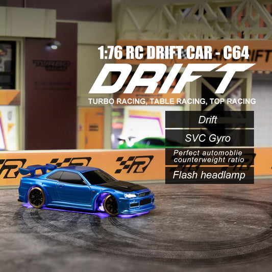 Turbo Racing C64 1:76 Drift RC Car with Gyro