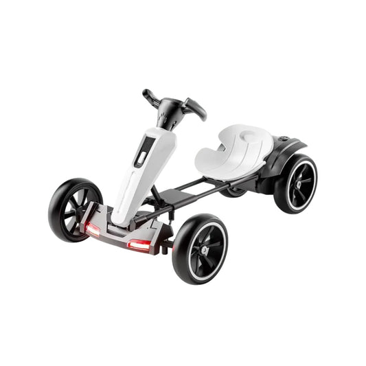 12V Electric Pedal Go Kart for Kids 3-6, White - HAMIF1001 WHITE