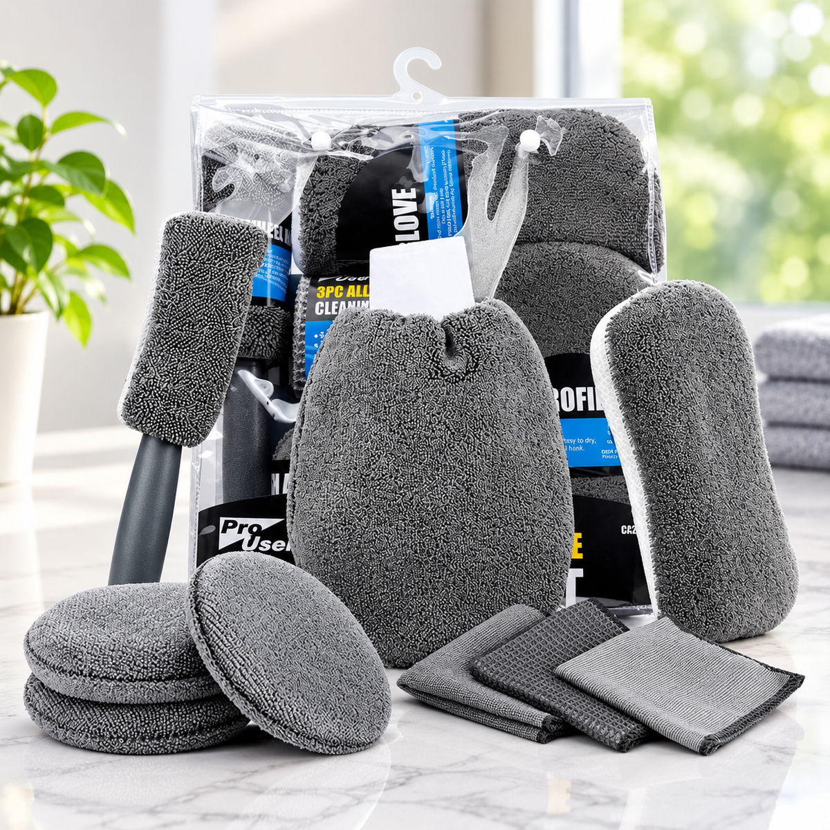 9-Piece Car Wash Cleaning Set